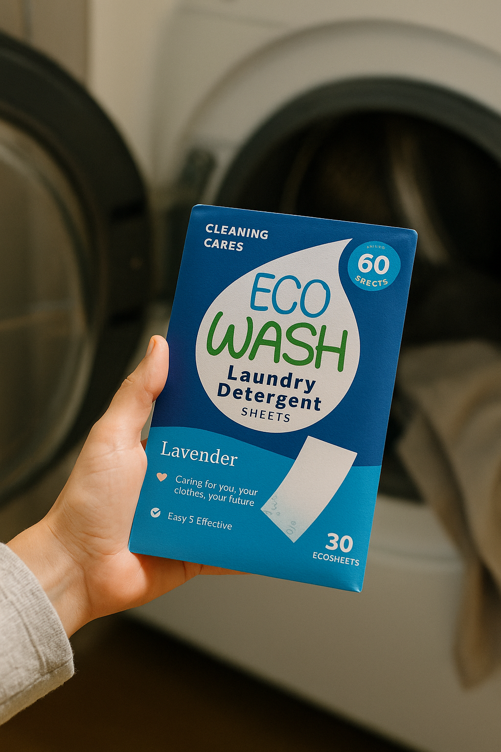 Eco Wash Laundry Detergent Sheets