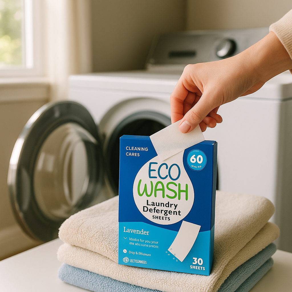 Eco Wash Laundry Detergent Sheets