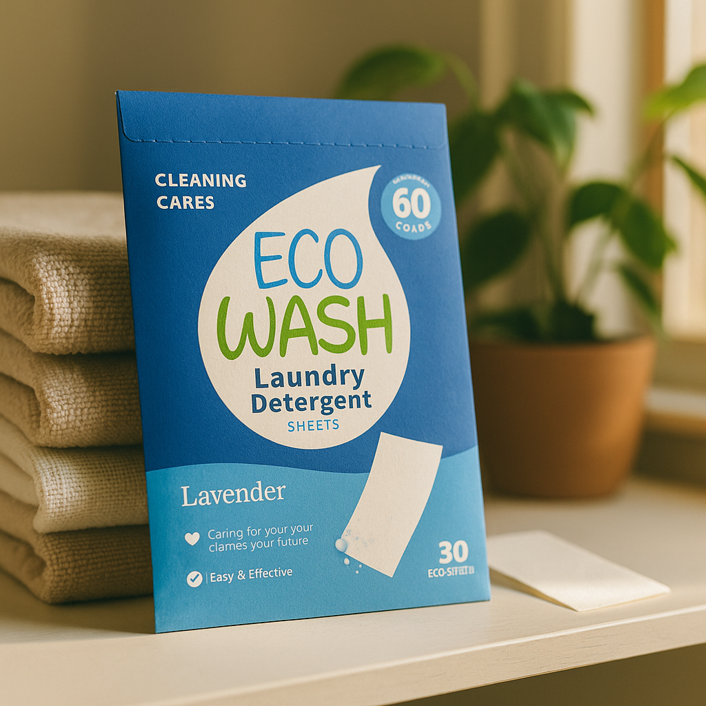 Eco Wash Laundry Detergent Sheets