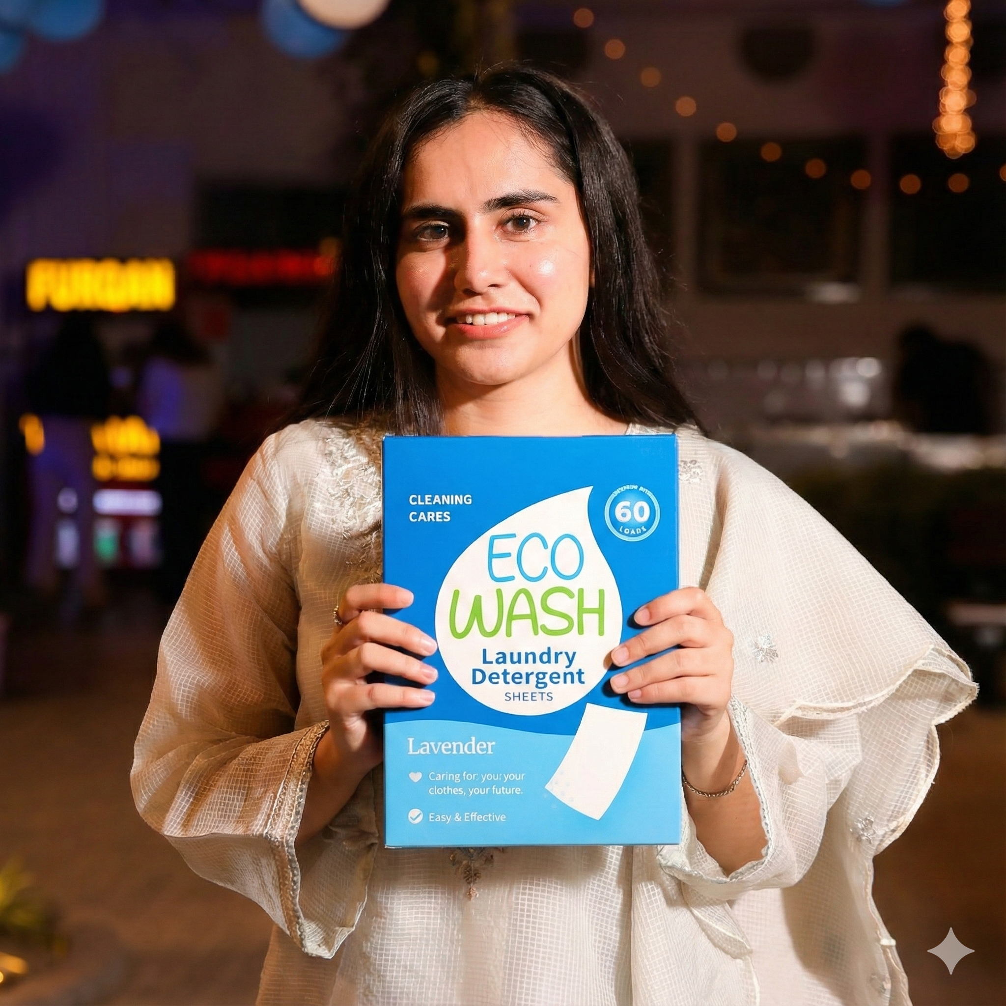 Eco Wash Laundry Detergent Sheets