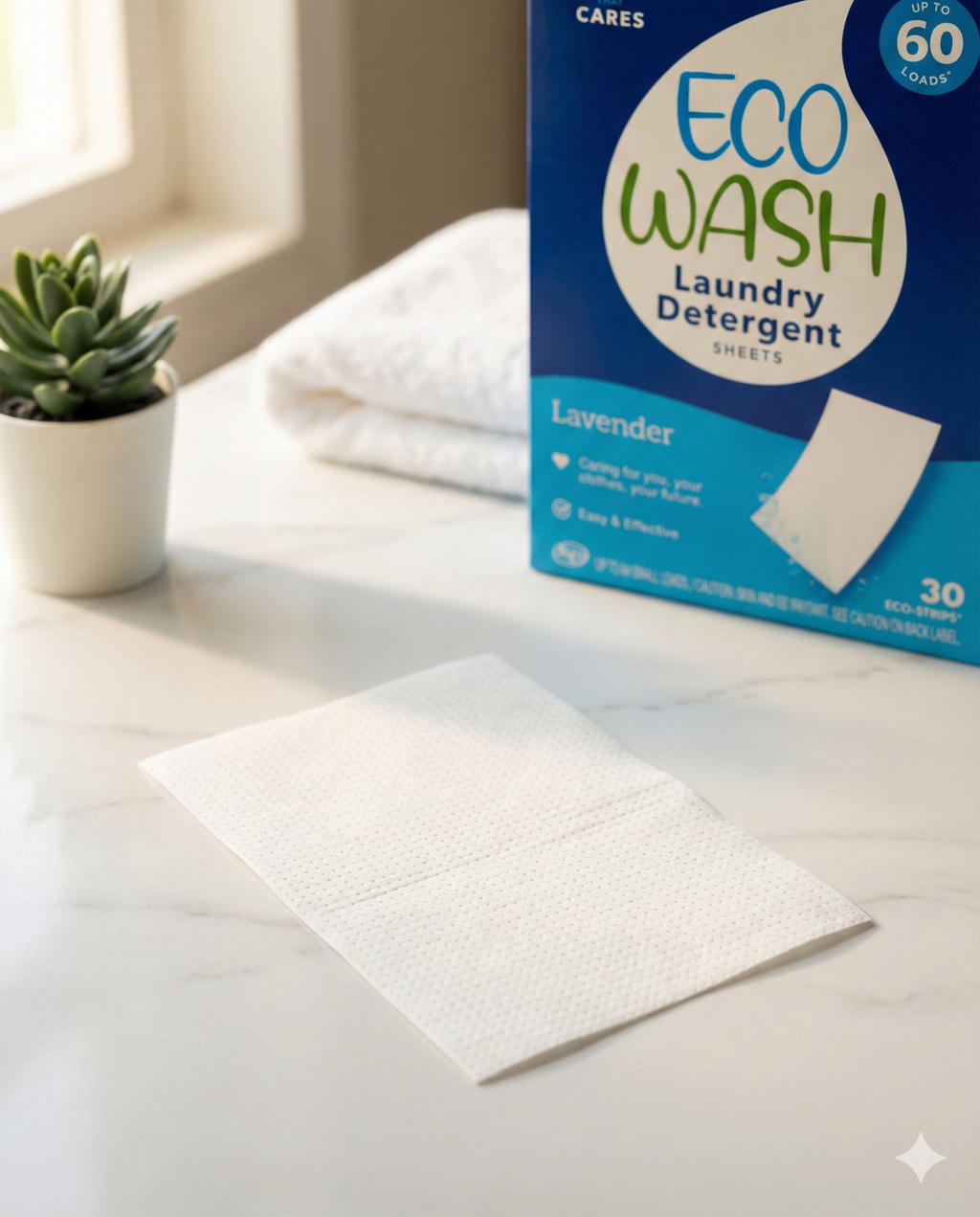 Eco Wash Laundry Detergent Sheets